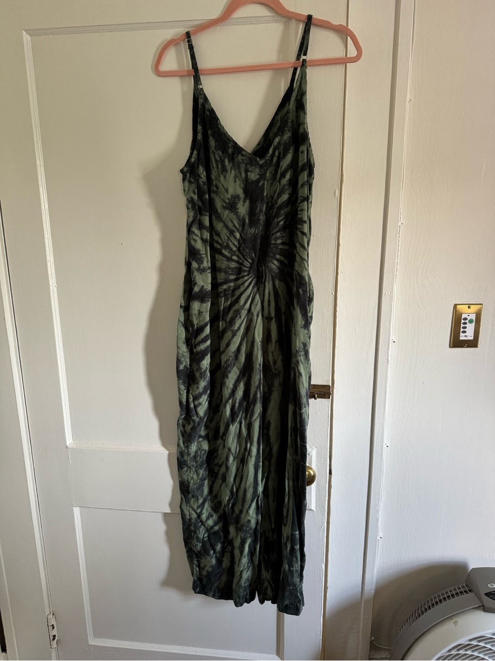 Anthropologie Tie-Dye Green Romper - Picture 4 of 7